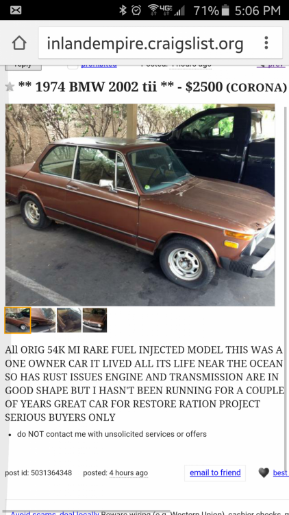 Craigslist Tii Cheap Not Mine Cars For Sale Bmw 2002 Faq