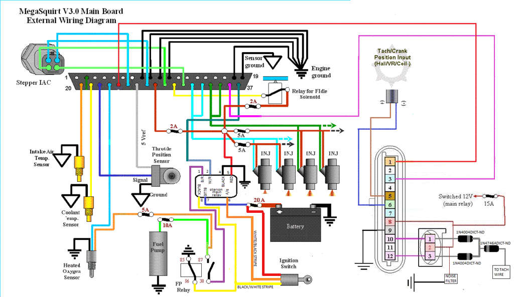 megasquirt efi (and edis) for the bmw 2002 - part 1 - '02 general megasquirt efi (and edis) for the bmw 2002 - part 1 - '02 general, Wiring diagram